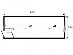 Блок-контейнер 6м жилой для строительных объектов в Дагестанских Огнях